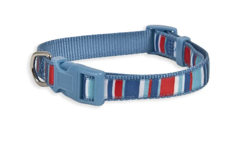 Pet toysPetmate Adjustable Bandana Stripes Collar 10-14 Inch Neck