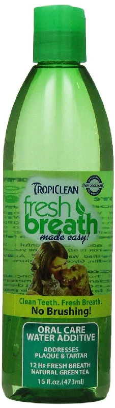 - Wooden pet toy recommendationsTropiclean Fresh Breath Plaque Remover Pet Water Additive 16oz