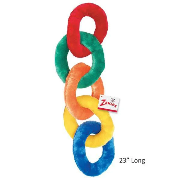 - How to choose pet toysZanies Colorful Plush Chain 23 Inch Dog Toy