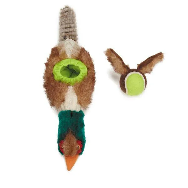 - Pet food leaking toy rankingsGrriggles Tennis Flock Pheasant With Removable Ball Dog Toy