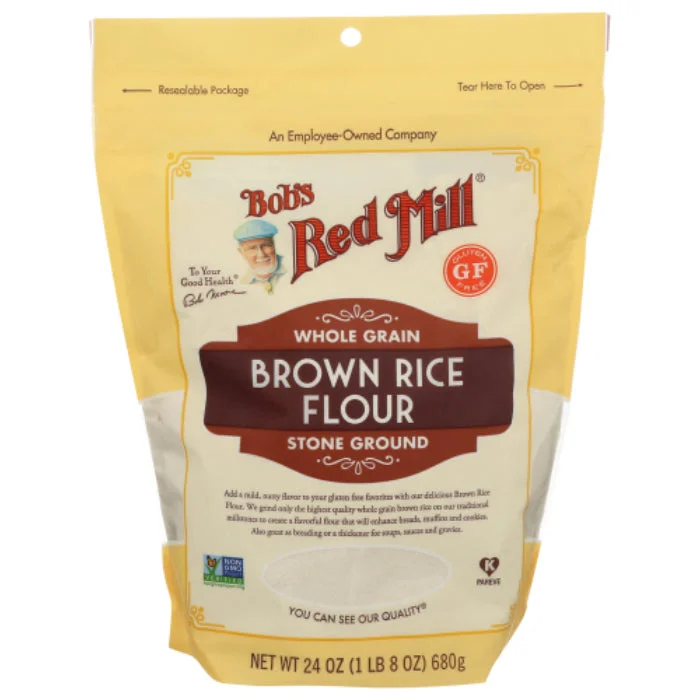 ---Bob's Red Mill - Flour, Brown Rice, 24 OZ - Pack of 4