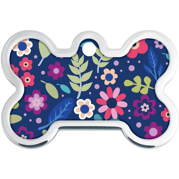  -Anti-scratch scratching board AND cat bed in oneGarden Floral Medium Bone Raised Edge Pet ID Tag