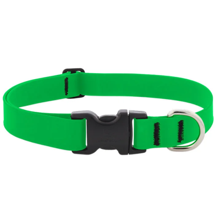 - Parrot climbing and standing wooden frameSplash Waterproof Dog Collar 12"-20", 1" Wide - Neon Green