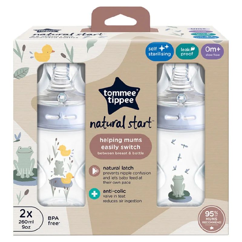 - Air box TSA certified check-inTommee Tippee Closer to Nature 2 Decorated Bottles 0m+