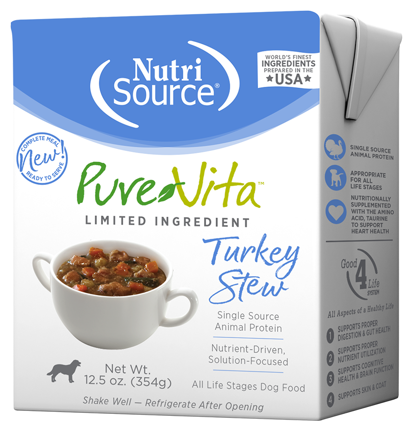 - Pet diabetes prescription foodNutri Source Pure Vita Turkey Stew Limited Ingredient Wet Dog Food 12oz