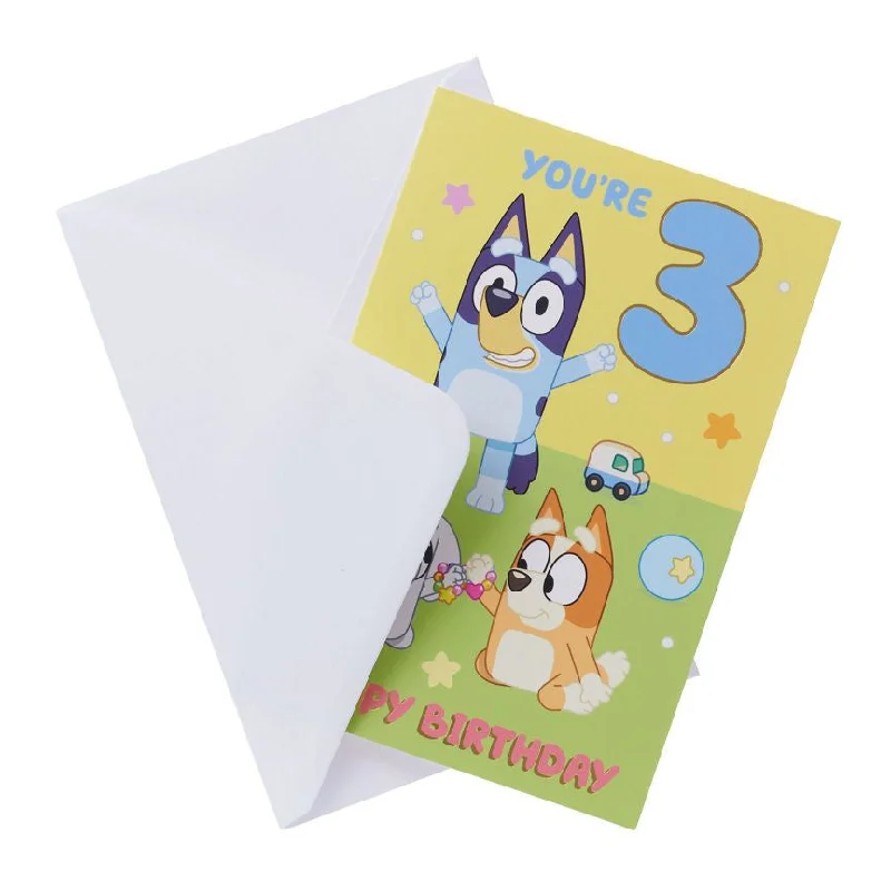 - Winter dog thick down jacketBluey 3rd Birthday Card