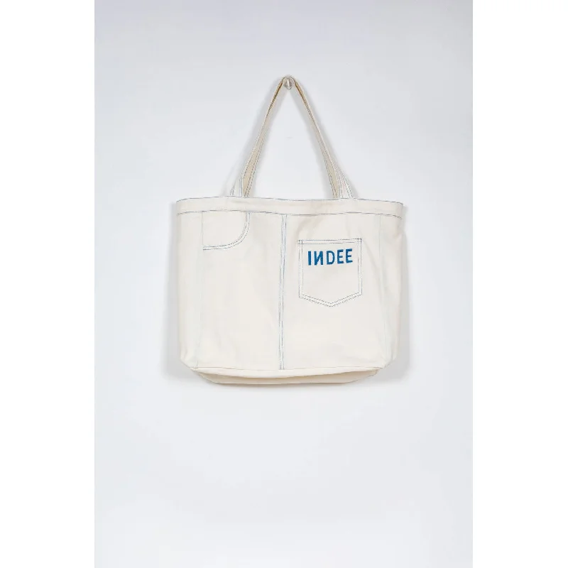 - Natural latex pet mattressIndee Off White Multi Pocket Tote Bag