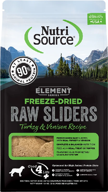 - Cat anti-jump window safety netNutri Source Element Series Freeze-Dried Turkey & Venison Recipe Raw Sliders - 20z