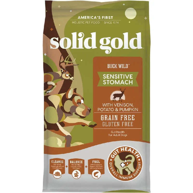 - Special food for puppiesSolid Gold Buck Wild Venison, Potato & Pumpkin Recipe Grain-Free Adult Dry Dog Food