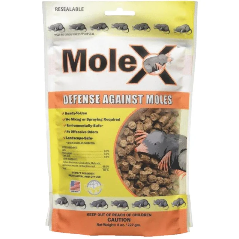 - Rabbit grass rack to prevent waste food boxMoleX 8 Oz. Mole Killer