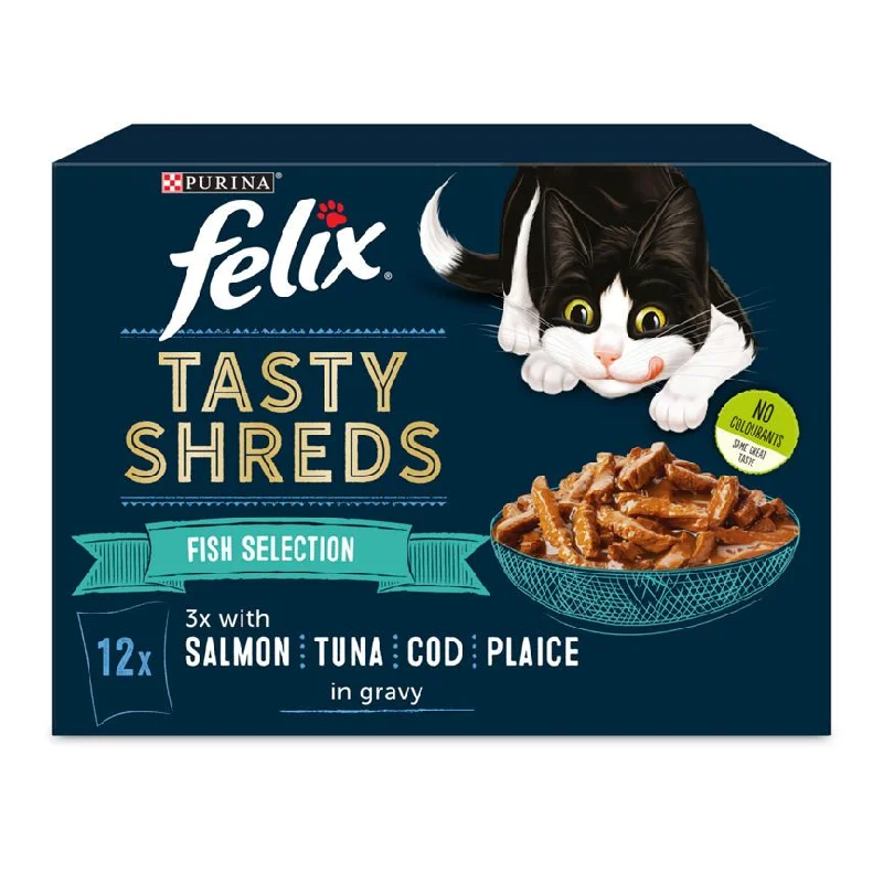    - Hill's Science Diet cat food price  Felix Tasty Shreds Fish Selection in Gravy Cat Food Pouches