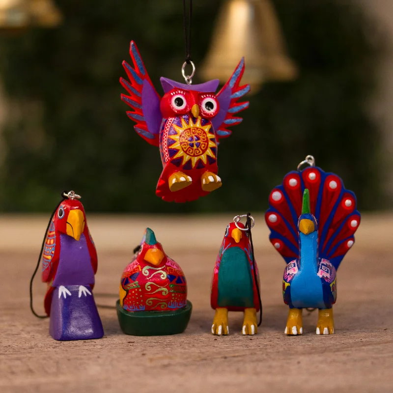 - Climbing pet constant temperature heating padMagic Birds Hand-Painted Wood Alebrije Bird Ornaments (Set of 5)