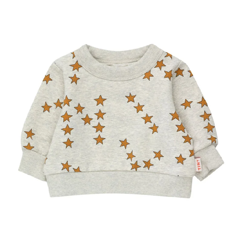 - Dog heart rate monitoring collarTiny Cottons Light Grey Heather Tiny Stars Baby Sweatshirt