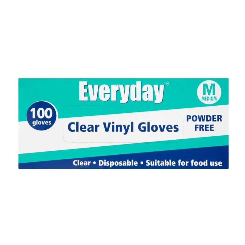 - Rabbit grass rack to prevent waste food boxEveryday Disposable Clear Vinyl Gloves - Medium 100 per pack