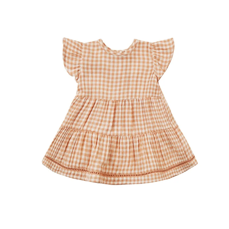 - Chinchilla cooling ice nest ceramic plateQuincy Mae Melon Gingham Lily Dress