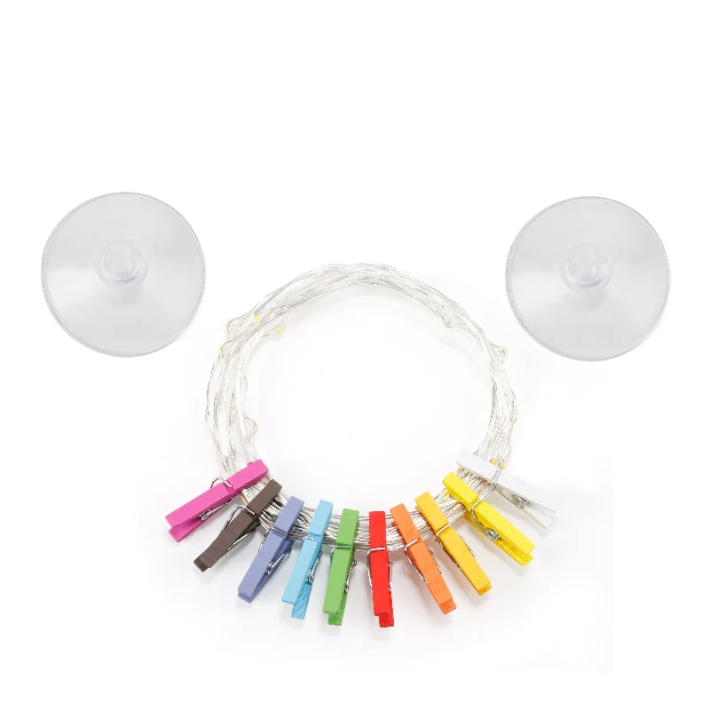 ---Mini Clothespin String Lights