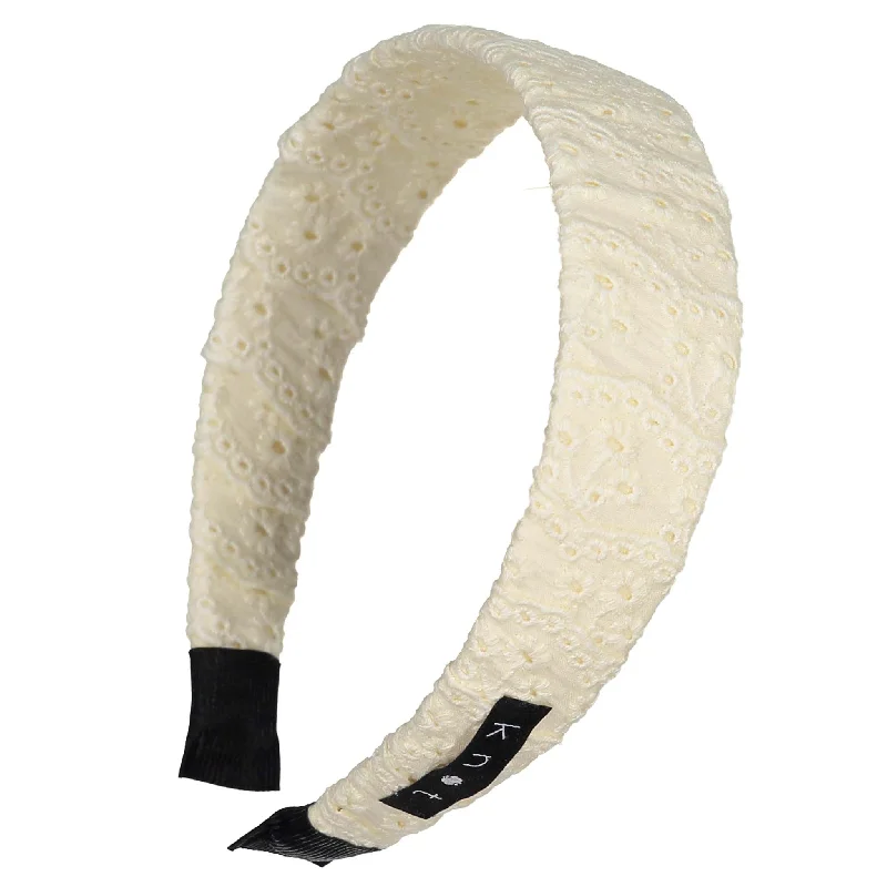 Pet ProductsKnot Hairbands Creme Eyelet Headband