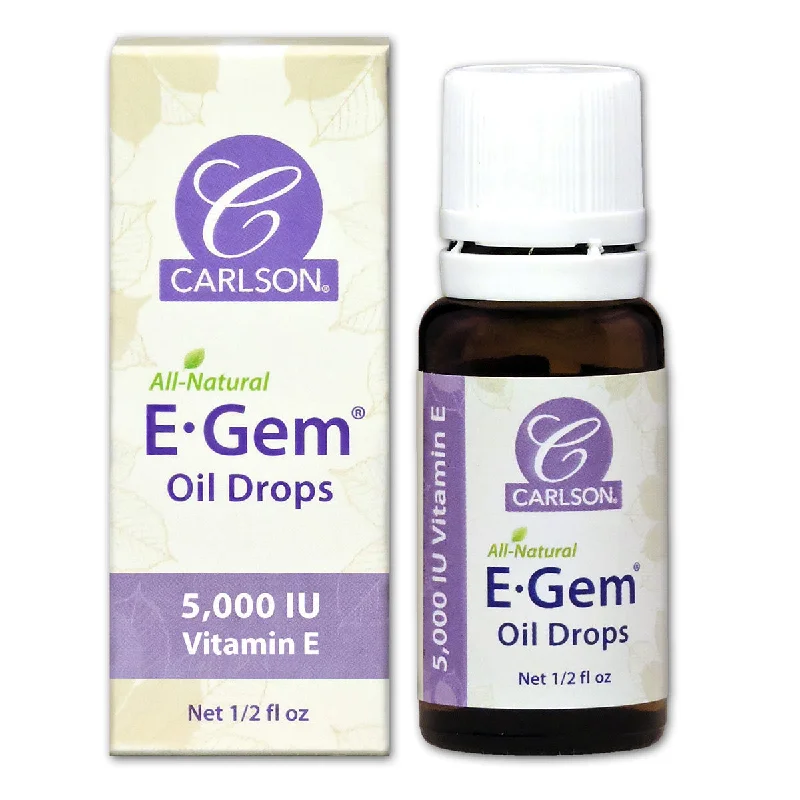 ---Carlson E Gem Oil Drops (0.5 fl oz) #7598