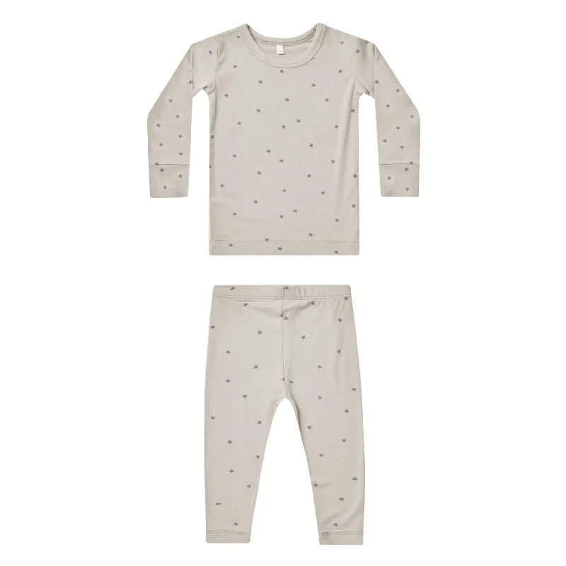 ---Quincy Mae Stars Bamboo Long Sleeve Pajama Set