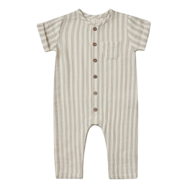 - Postoperative pet anti-licking Elizabethan collarQuincy Mae Ash Stripe Charlie Jumpsuit