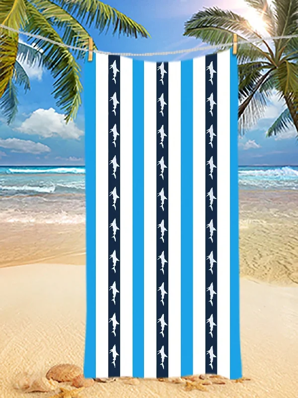 - Elderly dog ​​joint care mattressSize 150 Cm X 75 Cm, Small Shark, Striped Pattern, Blue, Cute, Microfiber, Rectangular Soft Absorbent Beach Towel, Digital Print, Beach Supplies, Outdoor Summer Beach Towel, Swimming Pool, Travel, Beach, Hot Yoga