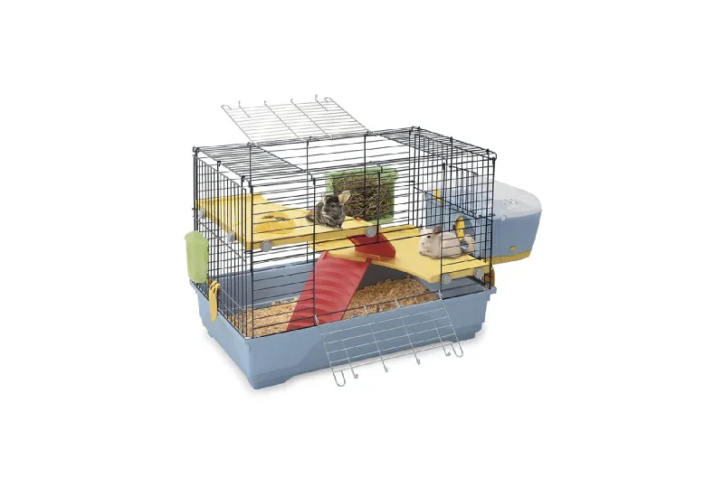 - Air box TSA certified check-inIMAC Benny 80 Cage for Small Animals (Blue/Green)