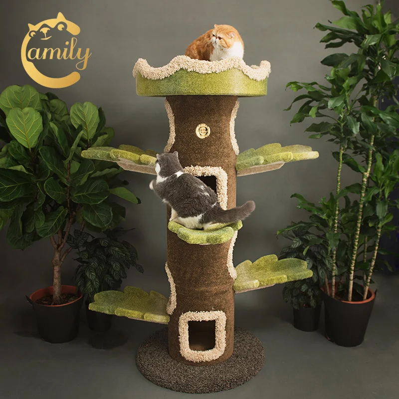 - Foldable and portable cat bagCamily "A Big Tree" Climbing Cat Tree