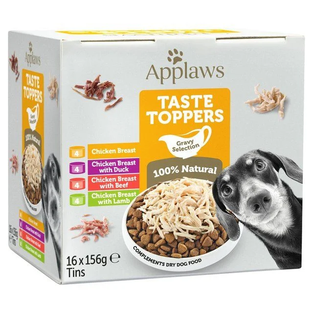 - Pet vitamin complex nutrition tabletsApplaws Taste Topper Dog Gravy Tin Mixed Multipack   16 x 156g