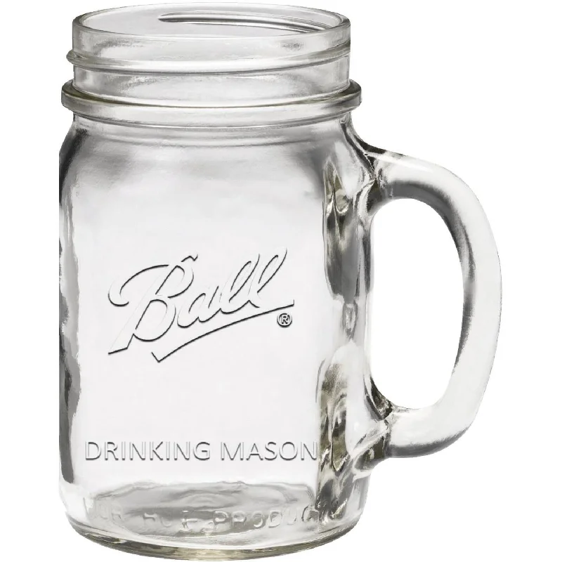 ---Ball 16 Oz. Single Drinking Mug Canning Jar