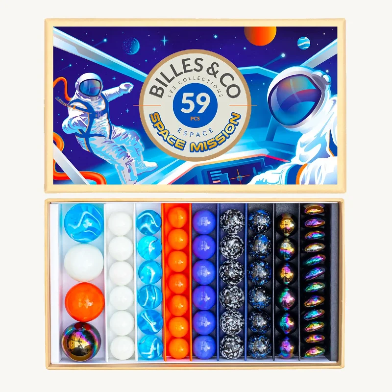 - Pet tear stain cleaning wipesBilles & Co Space Mission Marbles Box - 59 Pack