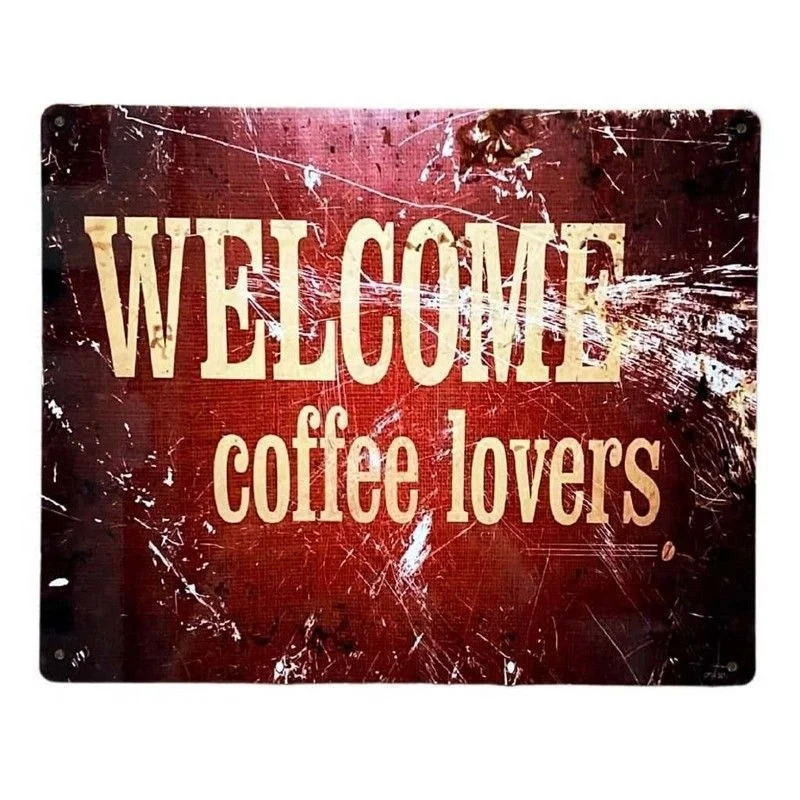 - Pet monitor with cameraWelcome Coffee Lovers Sign Metal Wall Mounted - 25cm