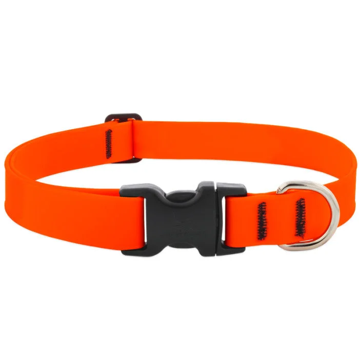 - Organic cotton dog bibsSplash Waterproof Dog Collar 12"-22", 3/4" Wide - Neon Orange