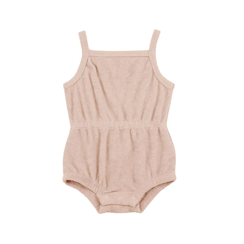 - Dog anti-slip matQuincy Mae Blush Terry Cinch Romper