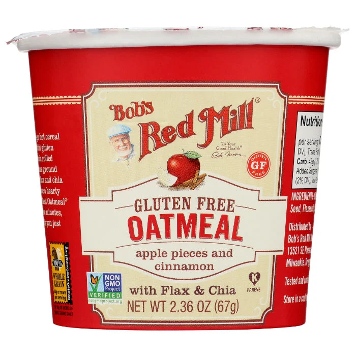 - Pet stroller can be taken on the planeBob's Red Mill - Oatmeal Cup, Apple Cinnamon, 2.36 OZ - Pack of 12