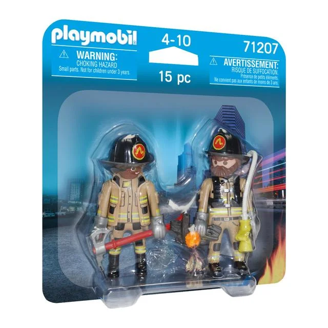 - Cat anti-jump window safety netPlaymobil 71207 DuoPack Firefighters