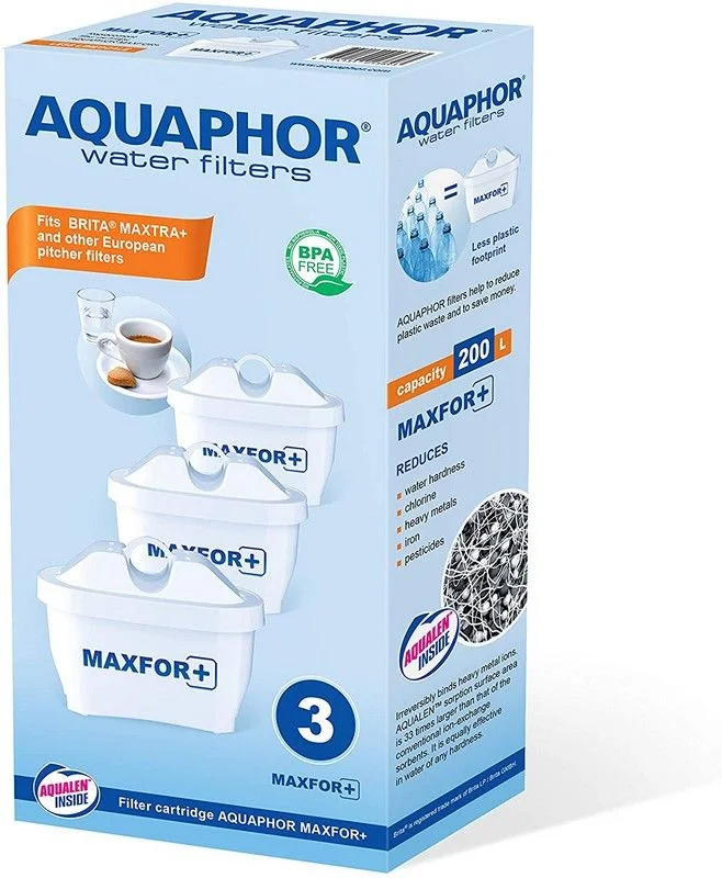 ---Aquaphor Maxfor Water Filter Cartridges 3 Pack