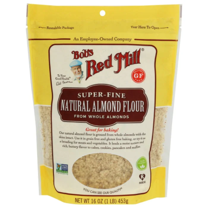 Pet ProductsBob's Red Mill - Flour, Almond, Natural, 16 OZ - Pack of 4