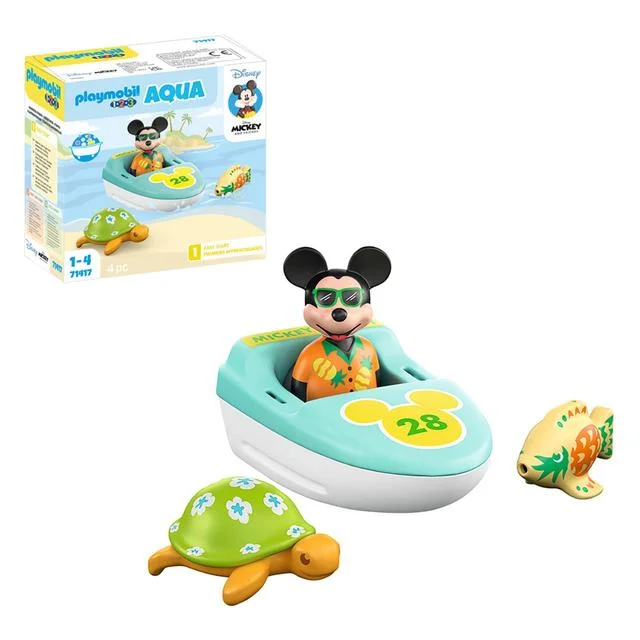 - Natural latex pet mattressPlaymobil 71417 1.2.3 AQUA & Disney Mickey's Boat Tour