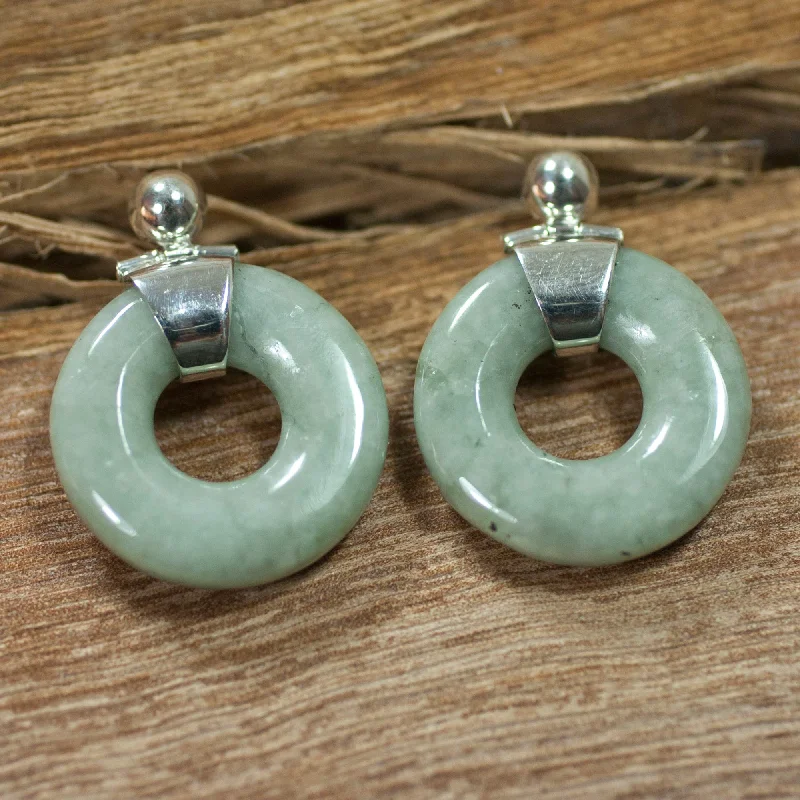 - Pet monitor with cameraEndless Melody Modern Light Green Jade Earrings