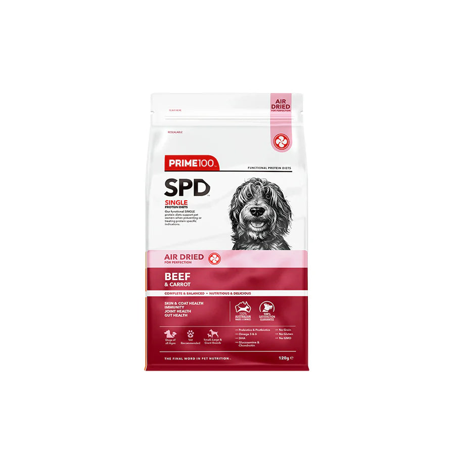 - Cat stress soothing sprayPrime100 Dog Dry Food - SPD™ Air Dried Beef & Carrot