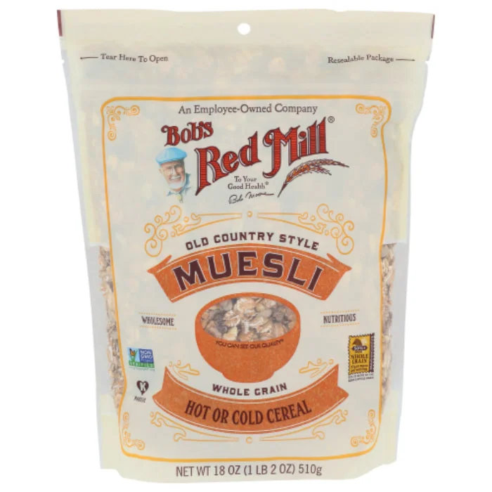  -Splash-proof food bowl AND Anti-choking slow food bowlBob's Red Mill - Muesli, 18 Oz (Pack of 4)