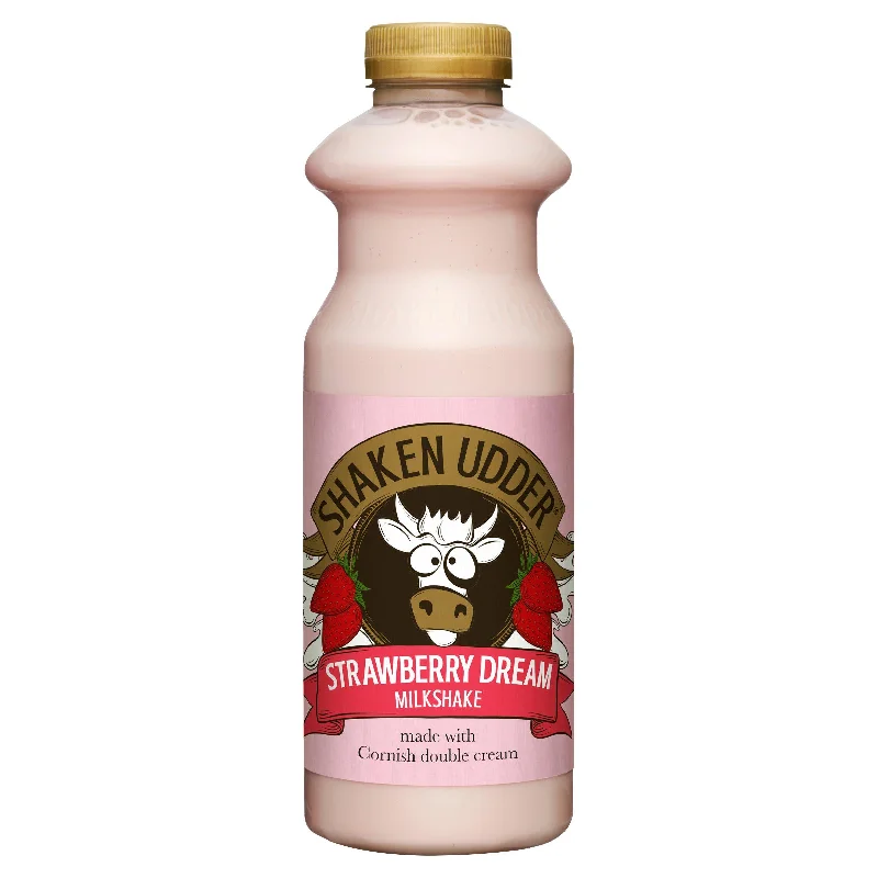 ---Shaken Udder Strawberry Dream Milkshake 750ml