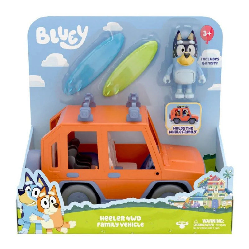 - Rabbit grass rack to prevent waste food boxBluey Heeler Family Vehicle - Includes Bluey Figure (Age 3+ Years)