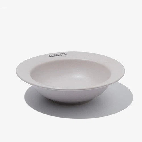  -Splash-proof food bowl AND Anti-choking slow food bowlBRIDGE.DOG MINI DISH GRAY (MATTE)