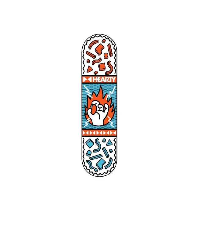 ---Hearty Deck Take a Chill Pill Teal/Orange- 8.0", 8.125" & 8.25"