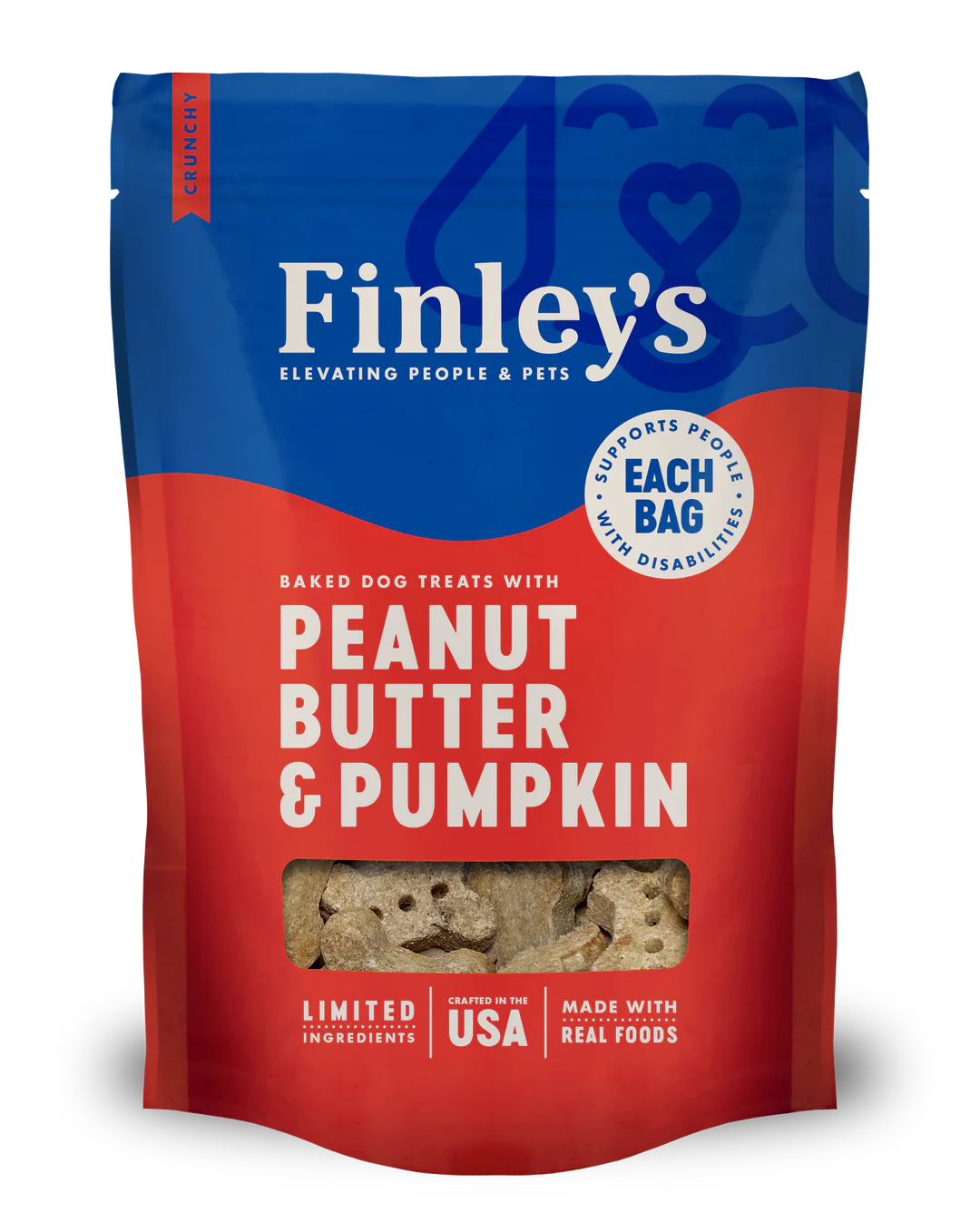 - Custom pet birthday cakeFinley's Peanut Butter Pumpkin Crunchy Biscuits