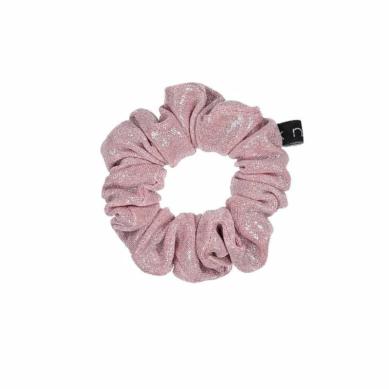 ---Knot Hairbands Pink Glimmer Scrunchie