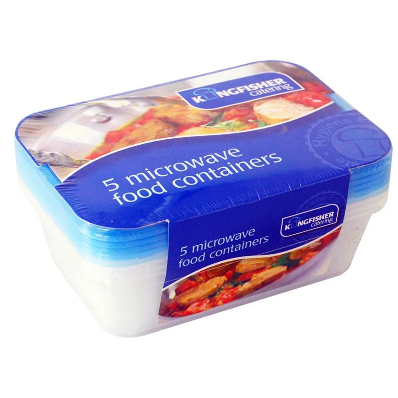  -Anti-scratch sofa protective cover5 x Plastic Food Containers Rectangle 650ml - Clear & Blue by Kingfisher