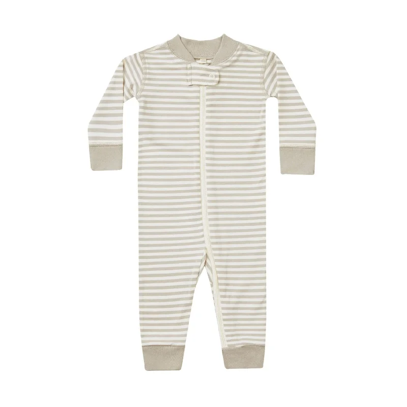 - ​​Pet toys under    yuanQuincy Mae Ash Stripe Zip Long Sleeve Sleeper