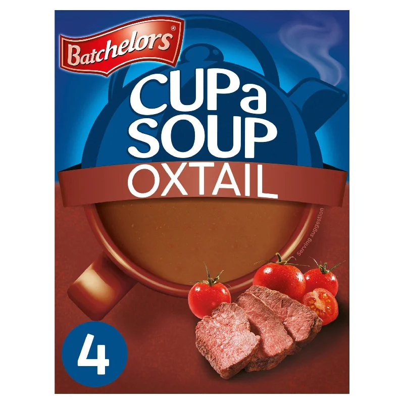 ---Batchelors Cup a Soup Oxtail Instant Sachets x4 78g